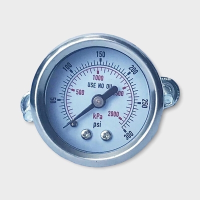 Đồng hồ đo áp suất tiện ích bằng thép sơn 40mm Thanh áp kế 300 PSI