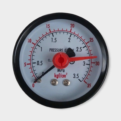 Đồng hồ đo áp suất loại 50mm Bourdon 3.5MPa với con trỏ bộ nhớ