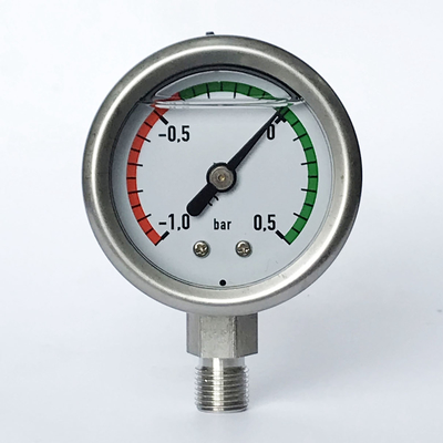 Đồng hồ đo áp suất bằng thép không gỉ Radial Tất cả đồng hồ đo áp suất 40mm 0,5 Bar
