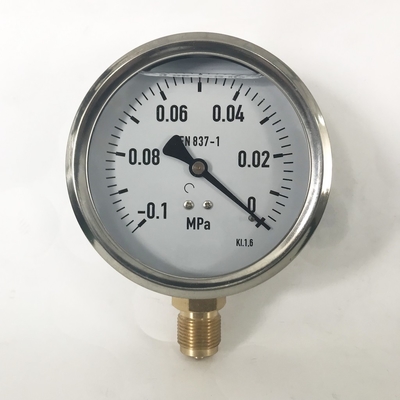 Đồng hồ đo áp suất bằng thép không gỉ 0,1 MPa