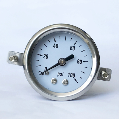 Bảng điều khiển khung vòm 40mm 100 Psi Gắn đồng hồ đo áp suất đầy Glycerine bằng thép không gỉ