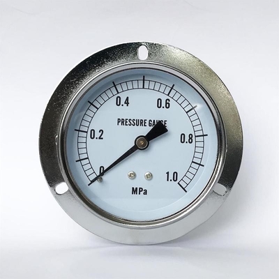 Đồng hồ đo áp suất tiện ích 1 MPa 75mm Đồng hồ đo áp suất dưới đáy bằng thép mạ crôm