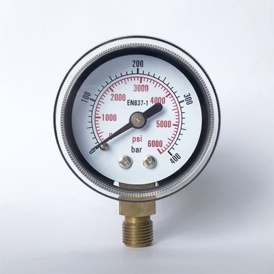 Đồng hồ đo áp suất gắn đáy vỏ ABS 40mm 400 Bar Áp kế công nghiệp