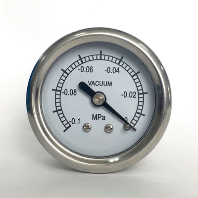 Đồng hồ đo áp suất Ss gắn dưới cùng 0,1 MPa SS316 Áp kế đầy Glycerine