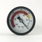 Đồng hồ đo áp suất nhôm 100 Kpa Đồng hồ đo áp suất kính PC gắn trục