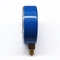 Đồng hồ đo áp suất làm lạnh 80mm Blue 200 Psi Kết nối đồng thau Áp kế máy điều hòa không khí