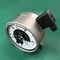 Đồng hồ đo áp suất bằng thủy tinh 160mm Gắn xuyên tâm 400 Bar KL 1.6 Áp kế bằng thép không gỉ