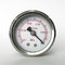 Đồng hồ đo áp suất chân không bằng thép không gỉ 50mm 0,1 MPa Áp kế hơi