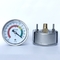 Đồng hồ đo áp suất dạng viên nang 2,5 inch 63mm Đồng hồ đo áp suất kẹp U được làm ướt bằng đồng thau