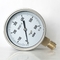 Đồng hồ đo áp suất xuyên tâm SUS 304 600 Mbar Bellows Manometer Kết nối bằng đồng