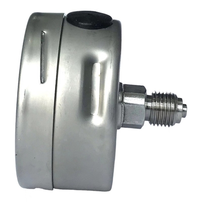 Đồng hồ đo áp suất mặt sau bằng thép không gỉ 63mm chứa đầy Glycerin